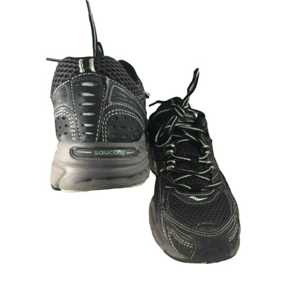 Saucony Grid Terrain Womens 15102-2 Running Shoe Size 6 Black Sneakers Athletic - Picture 8 of 12
